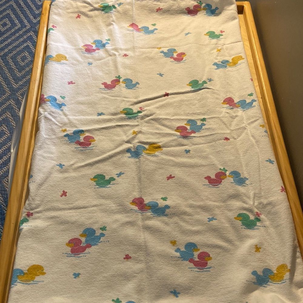 Vintage Medline Baby Blanket Ducks